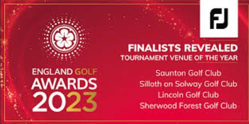 Congratulations to <a href="/DevonGolf/">DevonGolf</a> club, Saunton Golf Club, who were one of the finalists at the England Golf Awards for Tounament Venue of the Year. Although not the winner on the day, the club should be very proud of this recognition as DevonGolf is.
<a href="/SauntonGolfClub/">Saunton Golf Club</a> <a href="/EnglandGolf/">England Golf</a>