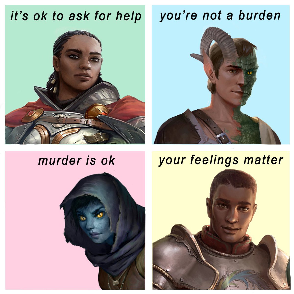 Some heartfelt advice for your blessed weekend, Commander.