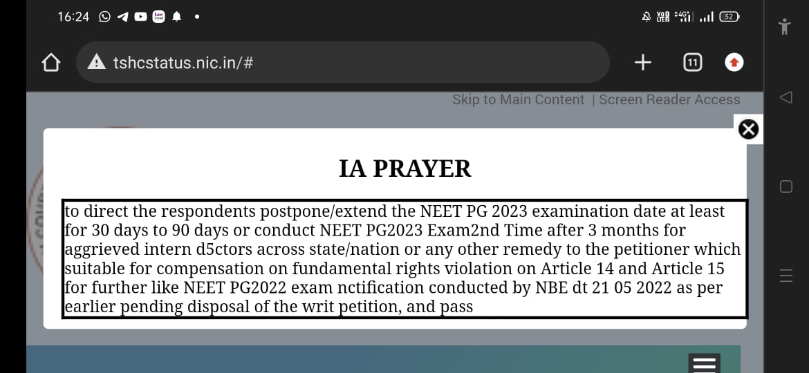 RaviPonampelli's tweet photo. @NMC_IND
We have prima facie on your arbitrary actions
If not NEET PG 2023 -2nd Time facilitation allowed by you
I will come back to you by Filing Constitutional validity of your NEET PG 2023 &amp; Will make sure struck down with constitutional bench
We have hope on Judiciary still. https://t.co/8ca2oW8Als