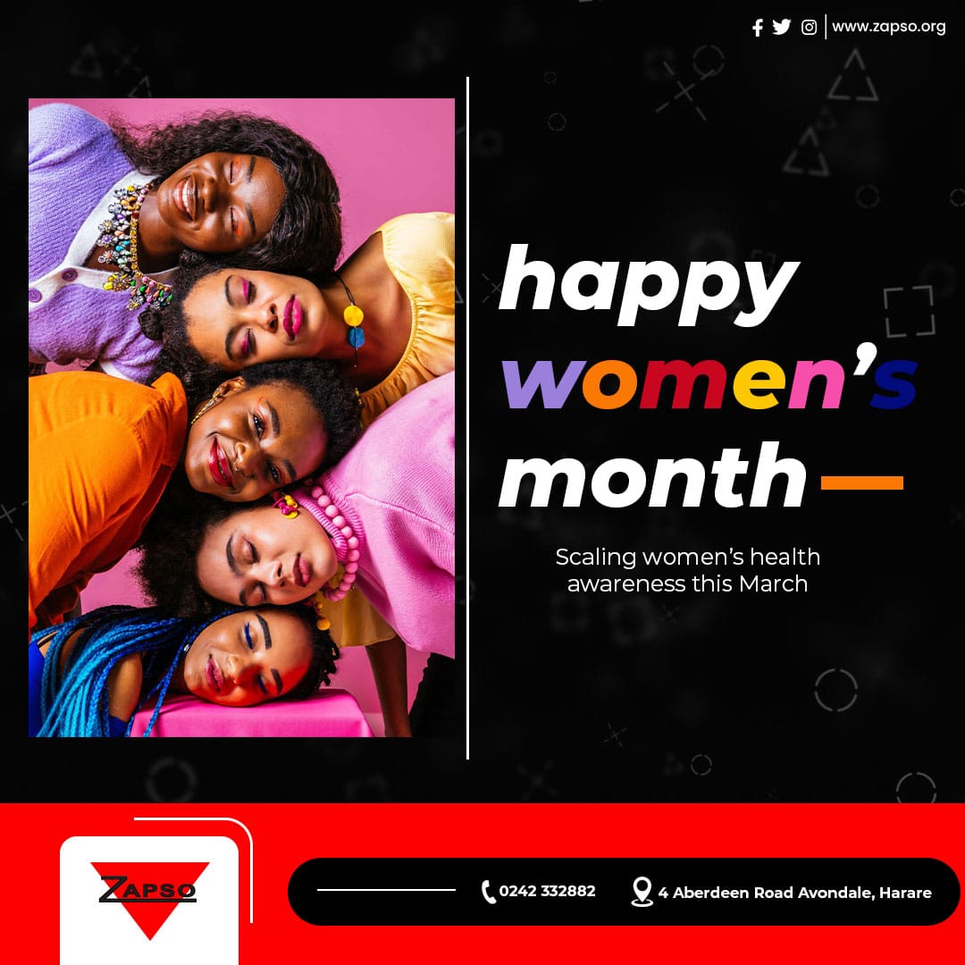 Embracing Equity this women's month. Scaling women's health awareness. #zapsocares @UNDPZimbabwe @ilo @naczim @OxfaminZim @UNICEFZIMBABWE @GenderZimbabwe