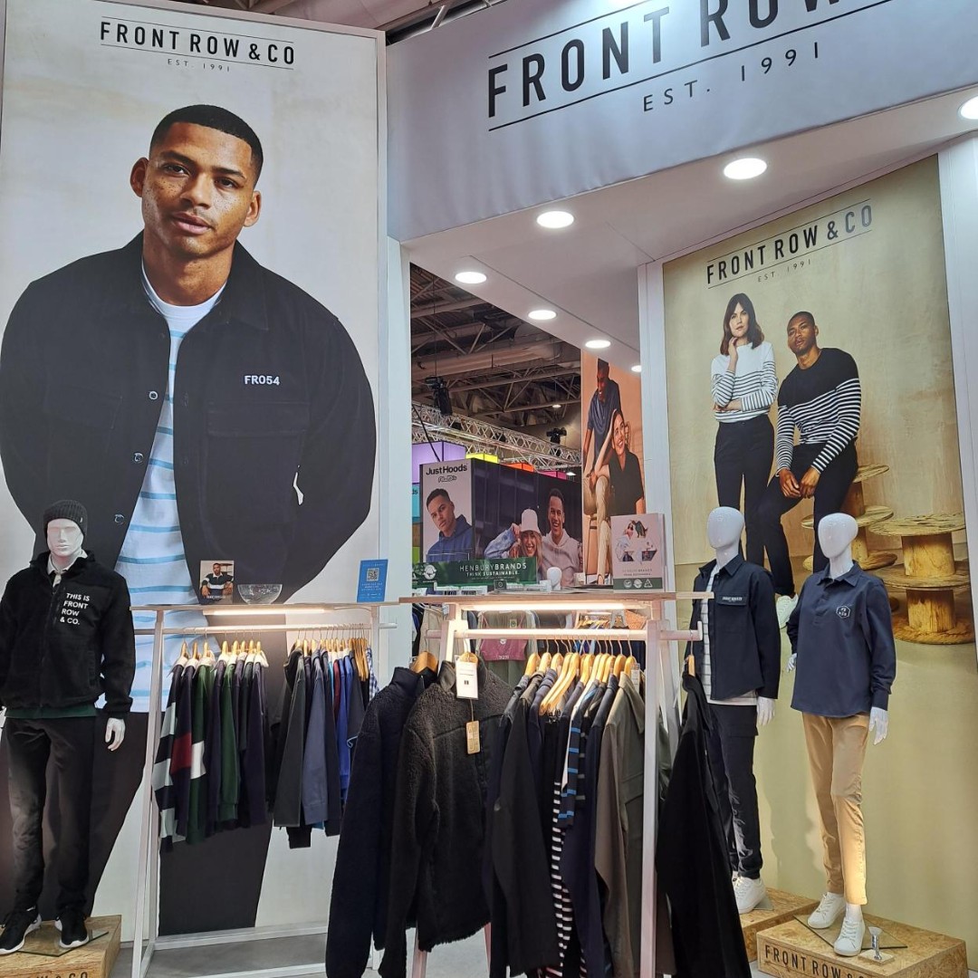 FrontRowandCo's tweet photo. Thank you to everyone who visited us at P&amp;P Live in Birmingham this week!  It was great to see what our customers are looking for and how they are currently using our products. 

#pandplive2023 #printwearandpromotion #henburybrands #tradeshow #workwear #athleisure #heritage https://t.co/GT0wke8WPi