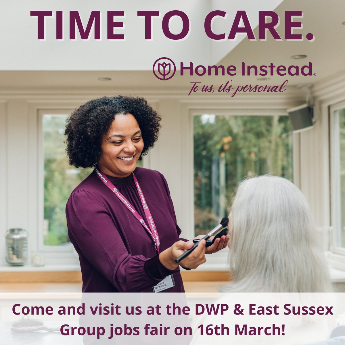 HISCLewes's tweet photo. Are you over 50 and looking to start fresh?  🤔 Come and visit our recruiter Bob at the next jobs fair on 16th March! He will give you some insight into what it's like being a Care Pro with us as well as some guidance with 'what's next'. See you then! 😃 #TimeToCare #YouCanCare https://t.co/Rl4Ug01EO6