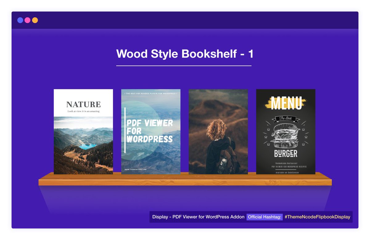 TNcFlipbook's tweet photo. #ThemeNcodeFlipbookDisplay Addon Wood Style Bookshelf now on @codecanyon

If you are a #WordPress user then it will be very helpful for you. You can check:
https://t.co/8WiUW3E7at https://t.co/liHvK7mu7i