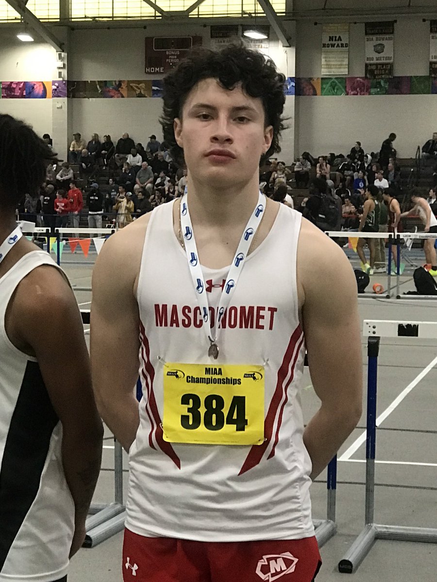 Congratulations to Nathan Molina-Lopez for being NEC long jump champion and named All-Conference for that event.