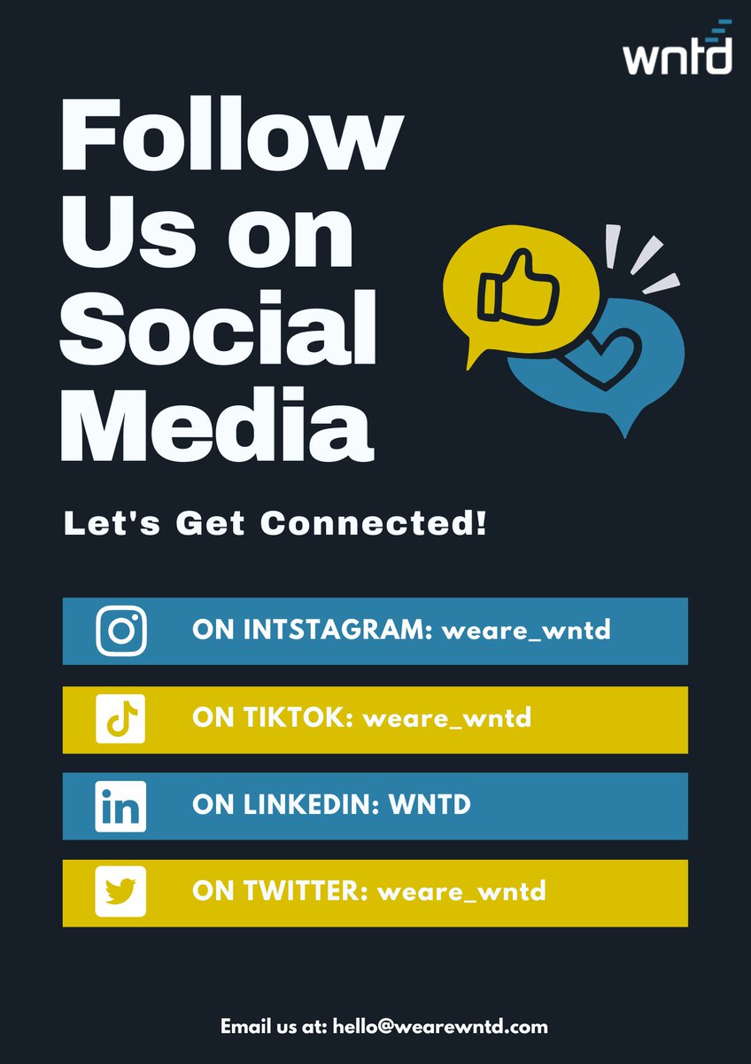 weare_wntd's tweet photo. Lets get #connected 
Follow us to see everything that we get up to at WNTD

#followus #recruitment #socialmedia https://t.co/7g77xCPgmE