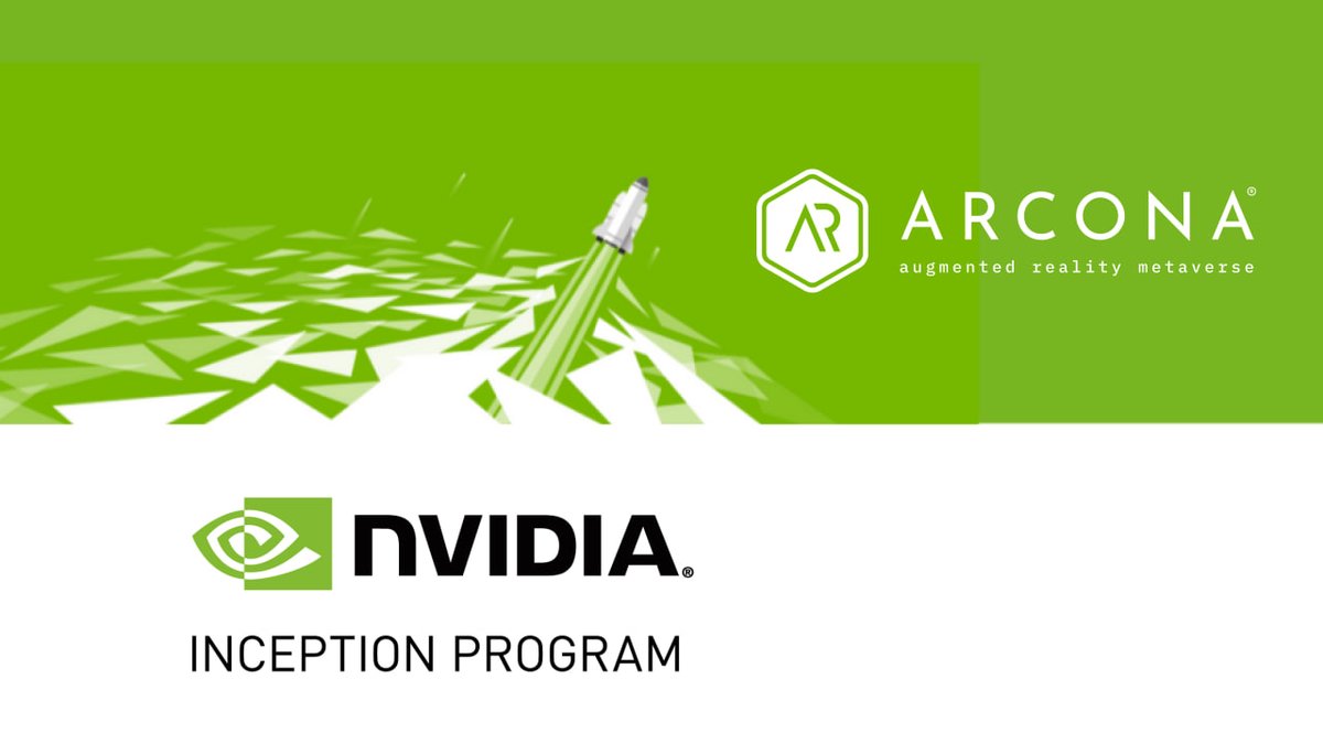 arconametaverse's tweet photo. Arcona XR Metaverse has joined the NVIDIA Inception program. 

More info:

https://t.co/triHUWkT3g

#NVIDIA #AugmentedReality  #Metaverse  #Arcona  #NVIDIAOmniverse  $ARCONA https://t.co/3mhJczQGx8