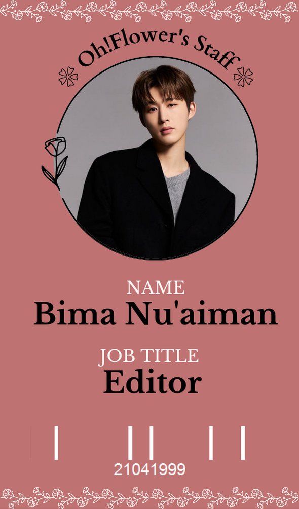 kateroin's tweet photo. @OhFlorist Bima Nu'aiman + Editor. https://t.co/8nbM2mEstj