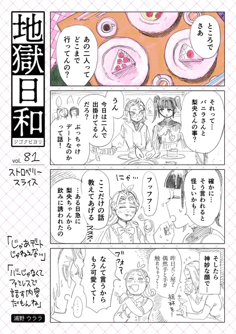 苺が食べたいという一心で描きました
#地獄デー 