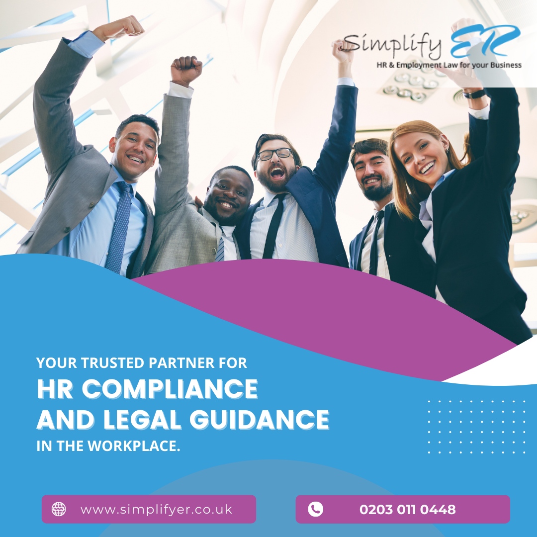 SimplifyERLtd's tweet photo. Stay compliant and protect your business with our trusted HR and legal guidance. We're here to help you navigate the complexities of employment law and keep your workplace running smoothly. Trust us to be your partner in HR and legal compliance.

#simplifyer #humanresourcesUK https://t.co/f2Ye3wiqGm