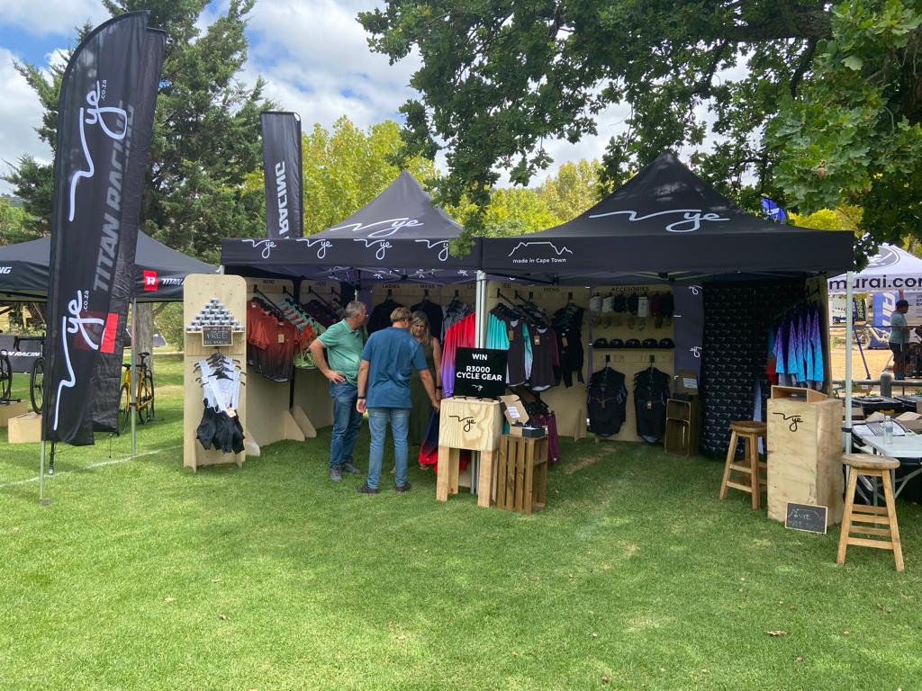 We're all set up and ready for action at Bike Fest - Paarl. Pop in to say hi and stand a chance to win kit worth R3,000!

#itsaVYEb #VyeTribe #bikefestpaarl #rhebokskloof #mountainbiking