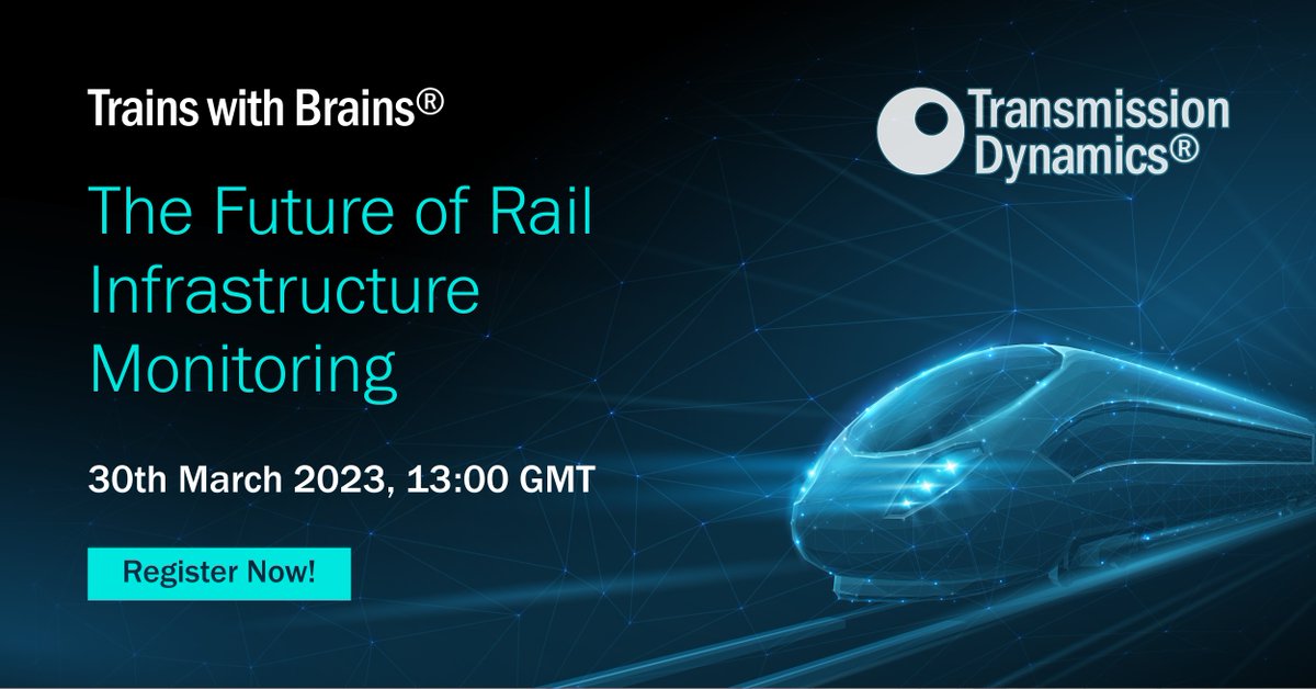 Don’t miss the chance to join us for a demonstration of our award-winning rail asset and infrastructure monitoring technology on 30th March! Register now buff.ly/3Zy3DiS #ai #IoT #innovation #technology #rail