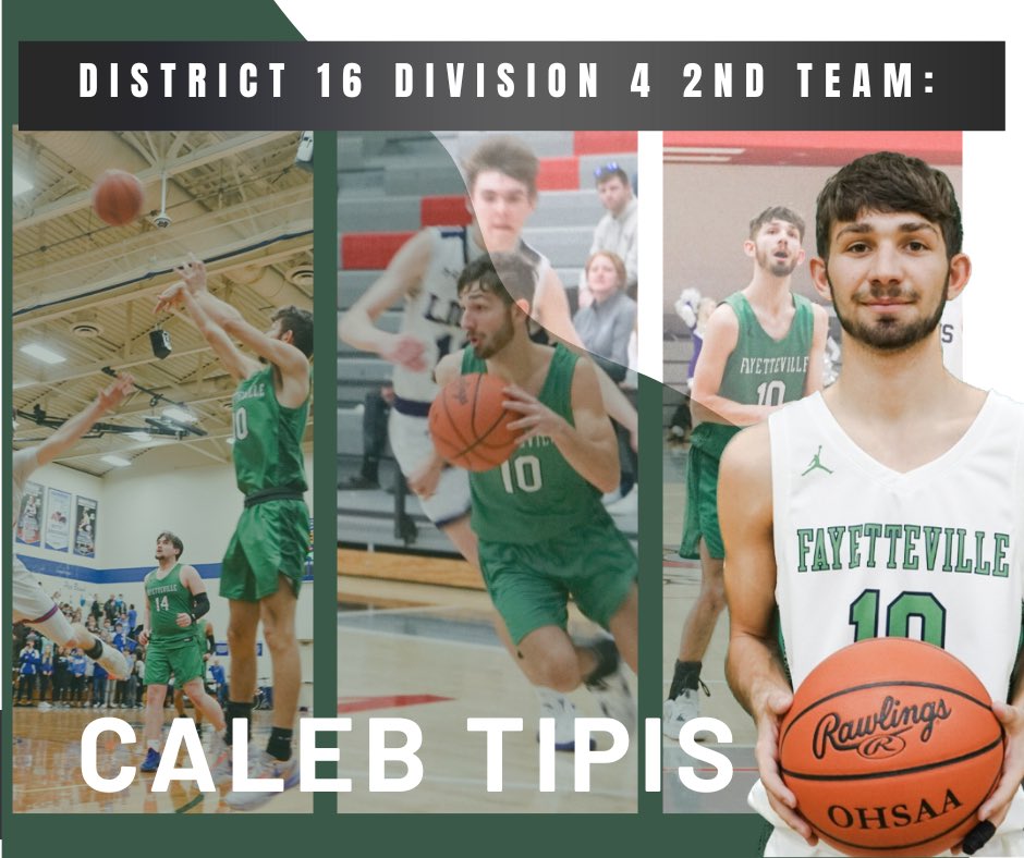 CALEB TIPIS‼️

Congratulations to our Junior Guard for being named 22-23 year District 16 Division 4 2nd Team.