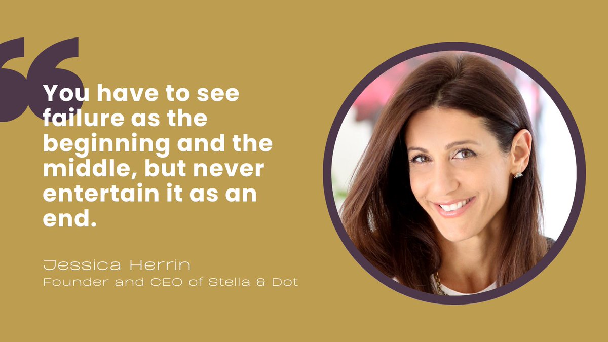 AureusVentures's tweet photo. Some wise words to live by from @JessicaHerrin, CEO &amp; founder of Stella &amp; Dot! 🙌

#entrepreneur #entrepreneurquote #motivationalquote #businessventure https://t.co/JX8e7bt2XN