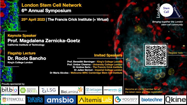 Invited speakers confirmed for our 6th Annual Symposium (25/04)!

Still plenty of time to register - sign up as an LSCN member and get free access!

Abstract submission closes 25/03.