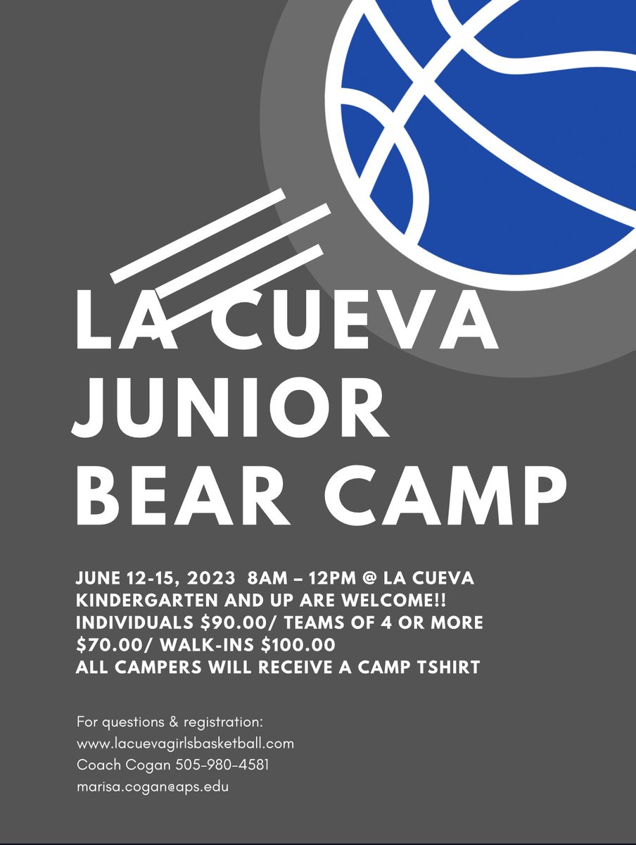 Can’t wait to work with some future Bears!! <a href="/PrincipalLCHS/">La Cueva High School</a> @505_podcast <a href="/DesertRidgeMS/">Desert Ridge MS</a> <a href="/JMistySmith/">Misty Smith</a> <a href="/DEESPrincipal/">Double Eagle</a> <a href="/dcespanthers/">DCESPanthers</a> #itsagreatdaytobeabear 🐻🏀💙