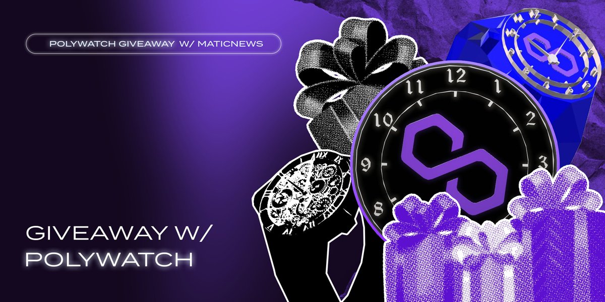 cryptopulse_1's tweet image. #Giveaway with @POLY_WATCH, the NFT project that blends the sophistication of luxury and non-luxury watches with #blockchain tech on @0xPolygon! 

2 Polywatch NFTs 🎁

➡️Like and Retweet
➡️Follow @POLY_WATCH and @maticnews_com 
➡️Tag 3 Friends

Winners announced in 48hrs! 🫡