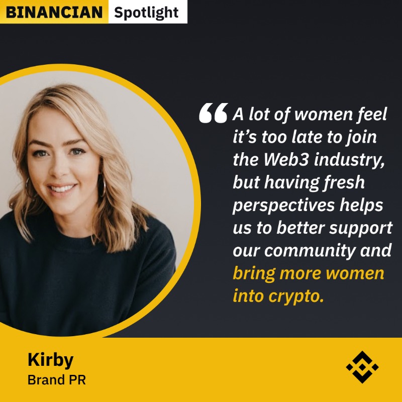 binance's tweet photo. It's Employee Appreciation Day and we're celebrating the incredible women that keep #Binance running.

Here's an insight into what it's like to be a woman in crypto and Web3.