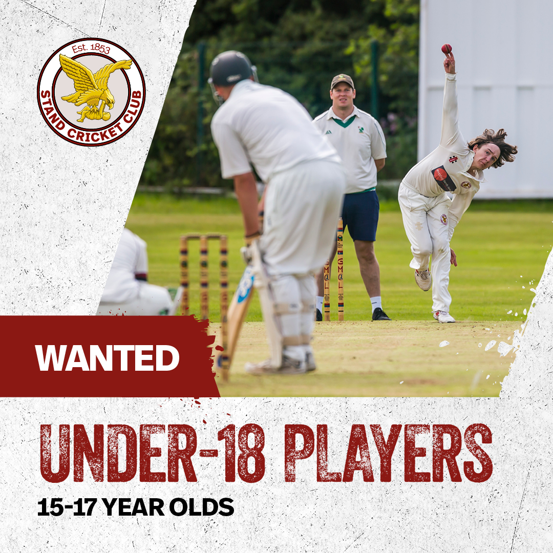 JuniorsStand's tweet photo. Our U18s (ages 15-17) team is looking for new recruits to strengthen our squad for the new season. Ideally, you will have playing experience, or maybe you are looking for more regular playing time than you currently get.

Interested? Please DM or email enquiries@standcc.co.uk https://t.co/1Wm3fbGROG