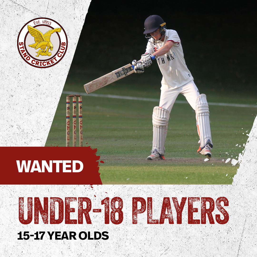 JuniorsStand's tweet photo. Our U18s (ages 15-17) team is looking for new recruits to strengthen our squad for the new season. Ideally, you will have playing experience, or maybe you are looking for more regular playing time than you currently get.

Interested? Please DM or email enquiries@standcc.co.uk https://t.co/1Wm3fbGROG