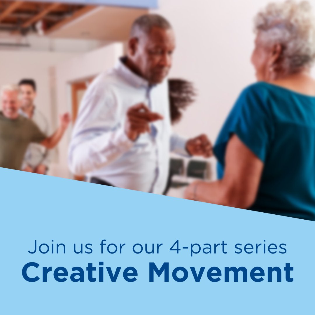 AlzToronto's tweet photo. Join us for an in-person 4-part creative movement series and enjoy activating your body in different ways.

Registration online: https://t.co/PYLJ3iORAX

#CreativeMovement #StayActive #ActiveLivingProgram #AST https://t.co/k7cYibcgn8