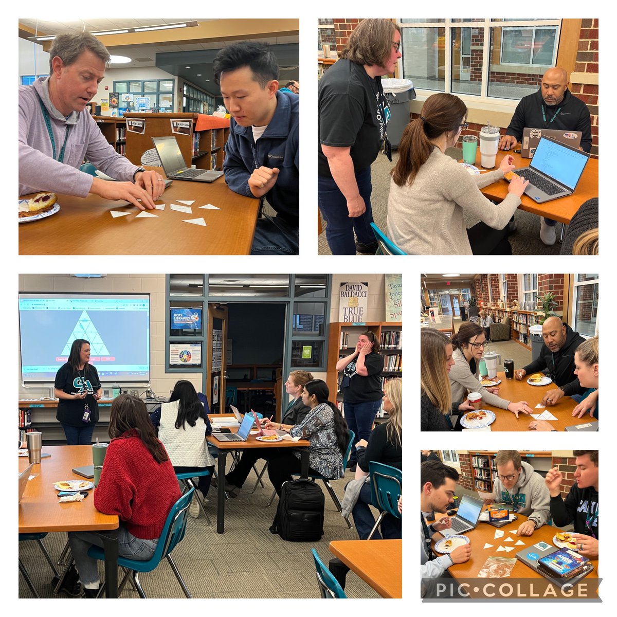 First Fridays PL <a href="/GAHS_Official/">Glen Allen HS</a>! Ms. Genova and Ms. Khan shared review strategies using <a href="/ProblemAttic1/">Problem-Attic</a> and #TarziaPuzzles. What a great way to get students to apply critical thinking strategies as they review content! @MrsWsWorld <a href="/principal_dport/">GAHS Principal D-port</a>