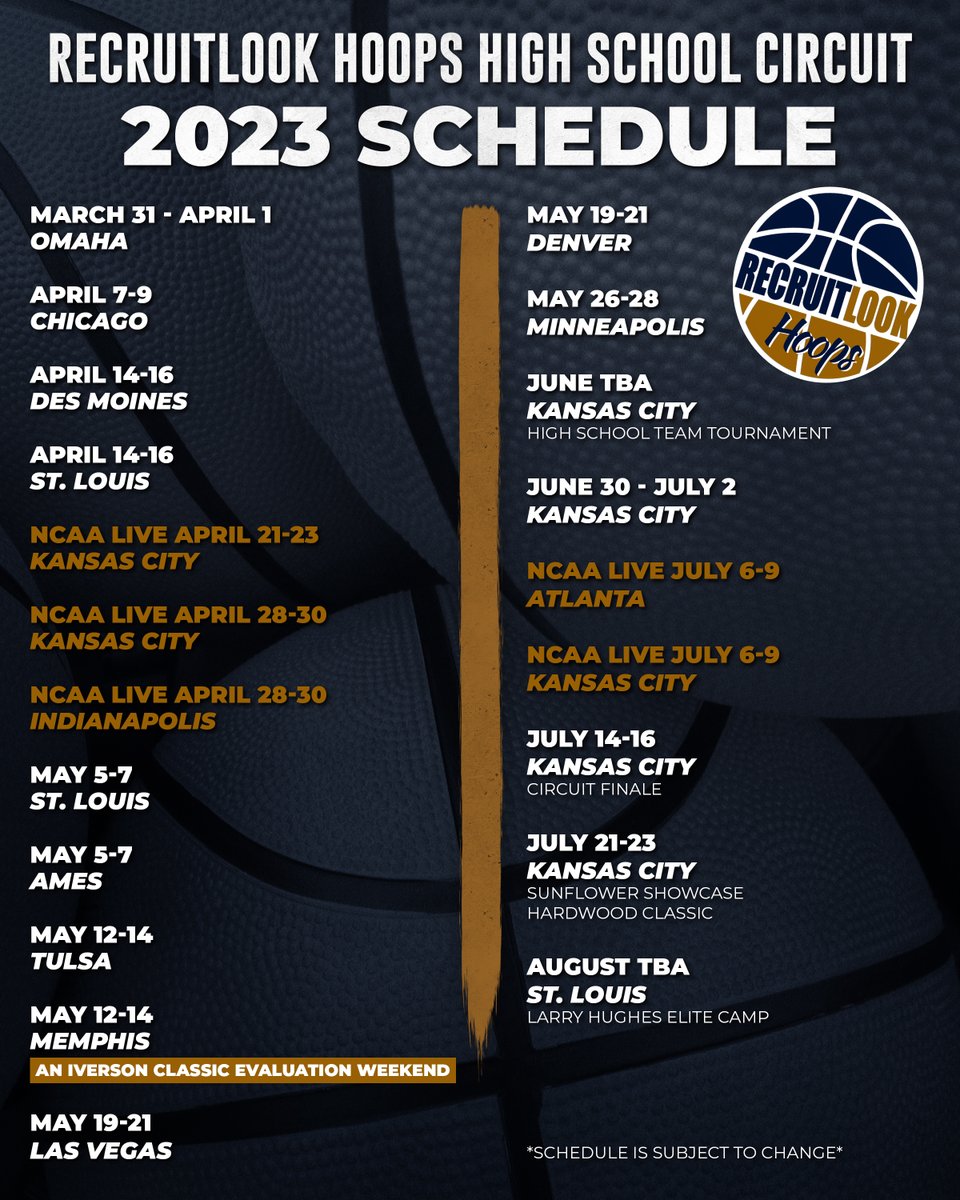 High School #RLHoops Circuit Registrations are OPEN!

We encourage teams to get registered early for events!

Full Schedule: recruitlook.com/recruitlook-ho…

Event Registration: recruitlook.com/recruitlook-ho…