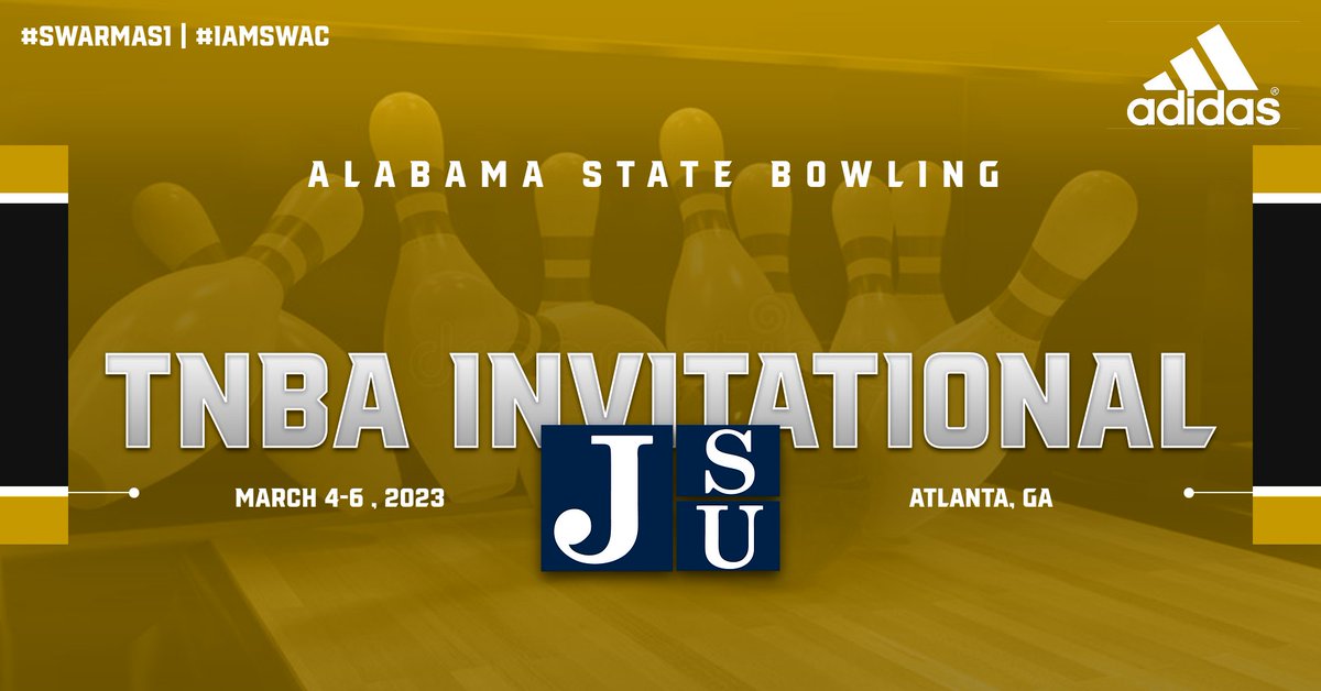 MATCH DAY 2 in the ATL for the TNBA Invitational hosted by Jackson State! RT to wish <a href="/BamaStateBowl/">ASU Bowling</a> luck today!

#IAMSWAC | #SWARMAS1
#RYSASU