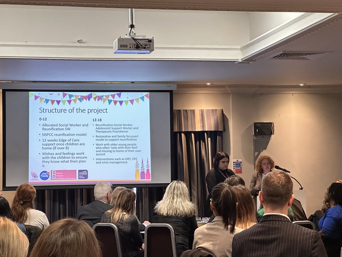 Thanks for having us at the FJB Conference - great to hear from Family Court colleagues &amp; practitioners from Coventry &amp; Warwickshire about the amazing work taking place to support families. We loved sharing about Family Valued, Reunification &amp; Edge of Care