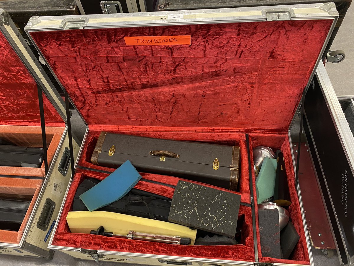 willbakermusic's tweet photo. The bass bones were packed in their tour trunk with glee,
So I said "Au revoir, see you babes in Paris!"
#wbmusic #bassbone #basstrombone #firstorchestratour #bucketlist #hardtobelievethisisreal @SFSymphony https://t.co/yTTnYGVaGA