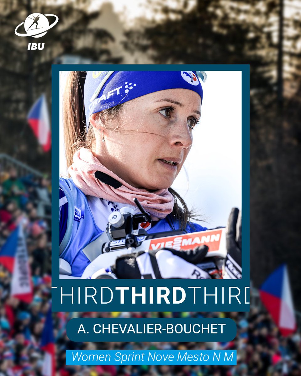 biathlonworld's tweet photo. Congratulations to the Top 3 of the Women Sprint in Nove Mesto Na Morave! 🥳

🥇🇳🇴 Marte Olsbu Roeiseland
🥈🇳🇴 Ingrid Landmark Tandrevold
🥉🇫🇷 Anais Chevalier-Bouchet

📷 Manzoni/IBU | #biathlon | #nmnm23 https://t.co/DAb4gB0TJl