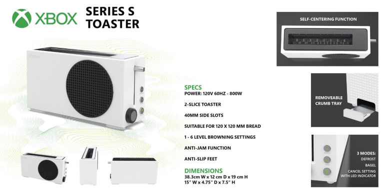 [閒聊] Xbox Series S造型烤麵包機