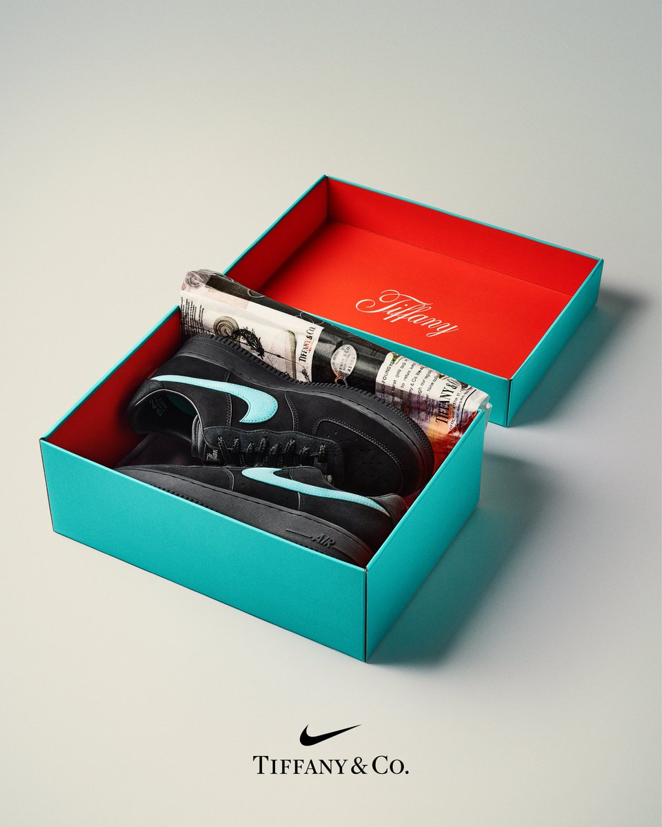 The <a href="/Nike/">Nike</a> x <a href="/TiffanyAndCo/">Tiffany & Co.</a> Air Force 1 1837 is an iconic union between two legendary American brands in a display of heritage and craftsmanship.

<a href="/EQLofficial/">EQL Official</a> is proud to power <a href="/TiffanyAndCo/">Tiffany & Co.</a>’s launch.

Enter now, as the draw is open for a limited time: tiffany.runfair.com/en-GB/us/niket…