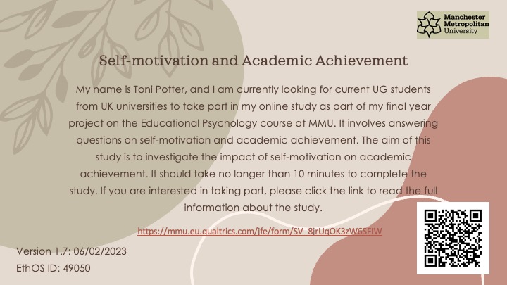 Educational Psychology at ManMet tweet media