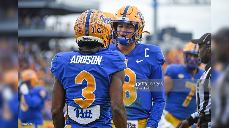 Steelersdepot's tweet photo. ‘Come Get Me:’ WR Jordan Addison Calls Out To Steelers’ QB Kenny Pickett https://t.co/fqyQRc4IOV #Steelers #NFL #Pittsburgh https://t.co/X3nEG1PcyI