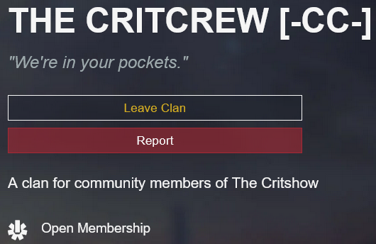 RevDeschain's tweet photo. If you're playing @DestinyTheGame and you're also a fan of @thecritshow - I made a thing stream yesterday. Feel free to join us, cuz there are a handful of us always lacking numbers for raids!
#critcrew #destiny2 #ttrpg #motw #twitch https://t.co/XTP9TJjd0o