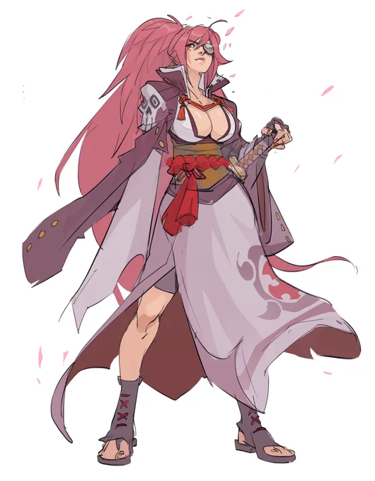 Baiken #Throwback #characterdesign #GuiltyGear 