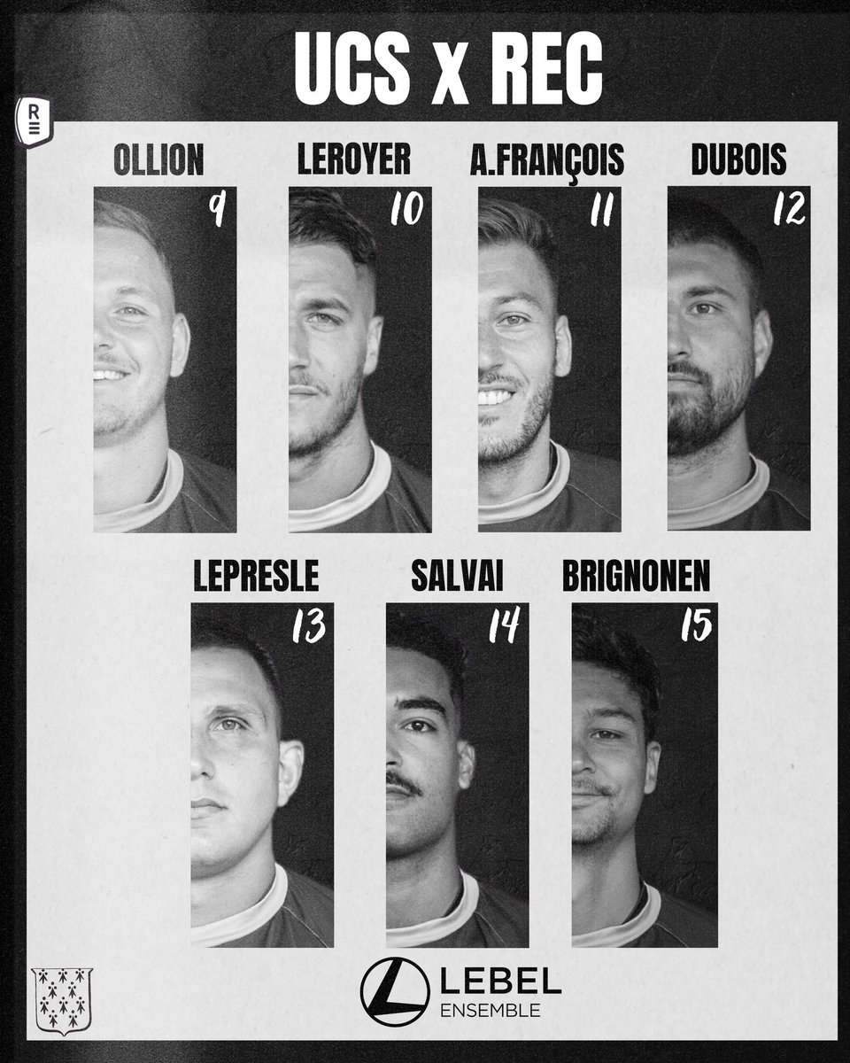 RennesRugby's tweet photo. Vingtième duel, la composition du REC pour affronter l’UCS. https://t.co/IuFw6C9Fvk