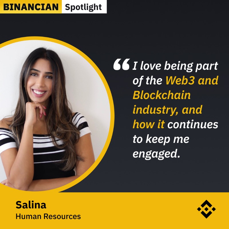 binance's tweet photo. It's Employee Appreciation Day and we're celebrating the incredible women that keep #Binance running.

Here's an insight into what it's like to be a woman in crypto and Web3.