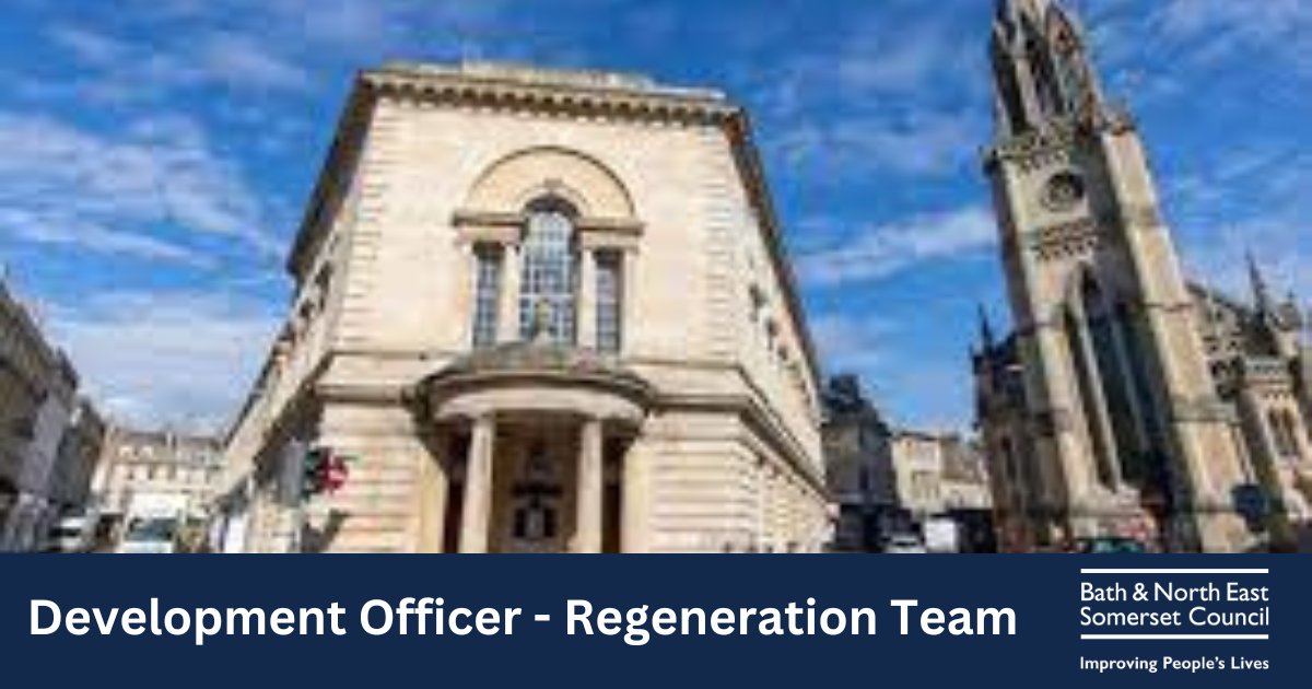 bathnesjobs's tweet image. We are looking for an ambitious Development Officer to join the Regeneration team in a fixed-term role until March 2025.

#developmentofficer #regeneration #development #bathjobs

ow.ly/nKwV50N8exp