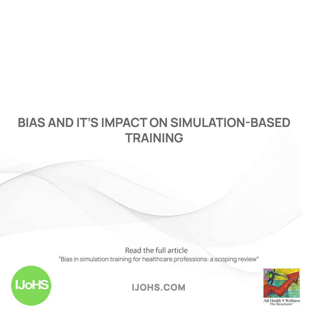 IJoHSim's tweet image. Understanding bias improves education and patient outcomes. Read an article that outlines best practices that help identify and overcome bias. Learn more ow.ly/YSja50N6Vw3
@cpark_stories @AkturanSelcuk
#healthcaresimulation #medsim #medicalsimulation #meded #healthcare