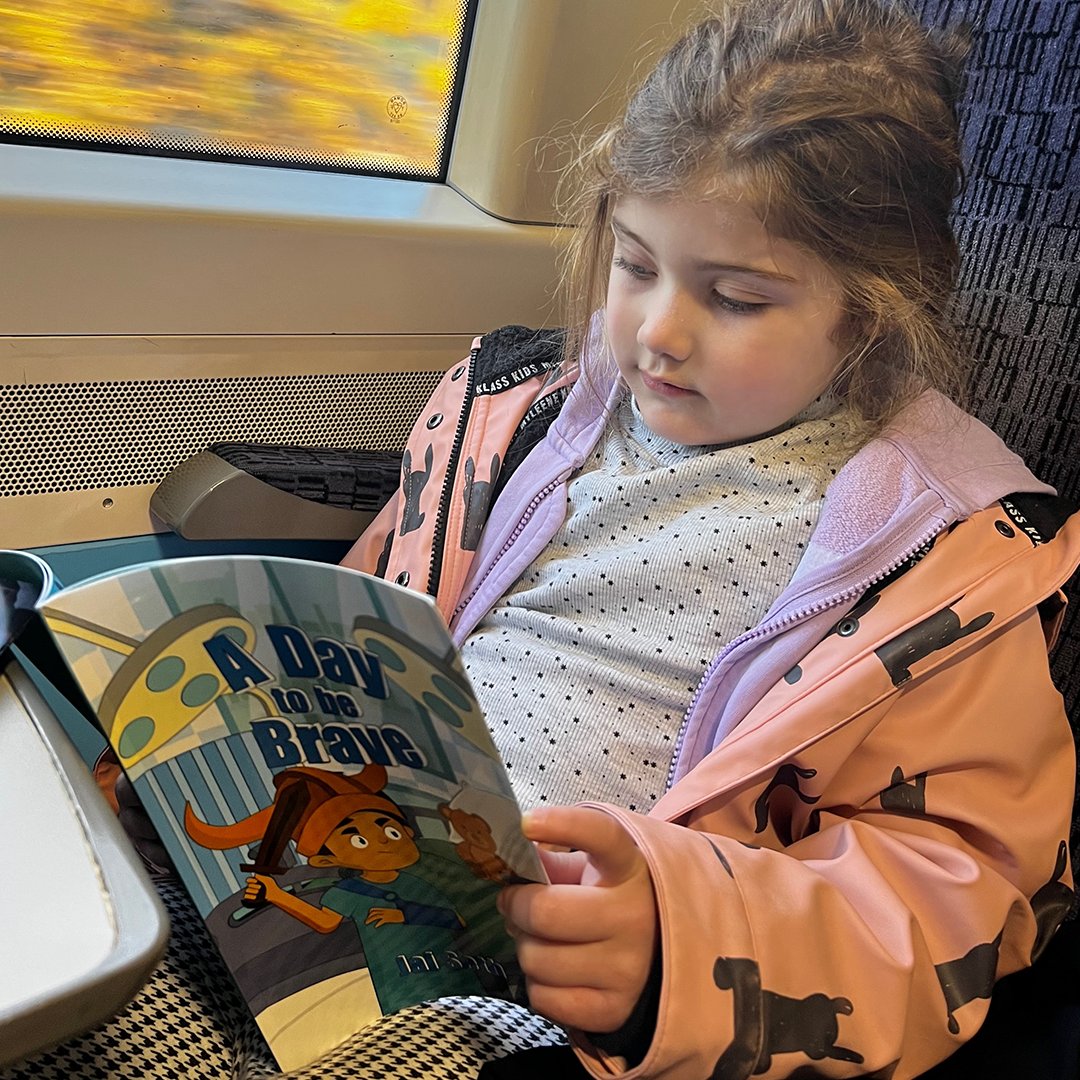 We couldn't wait to share this!

Thank you to Aimmie, our Head of Central Services, for sharing these lovely photos of her daughter enjoying Jai Seth's new book 'A Day to be Brave'.

#childrensbook #reading #healthcare