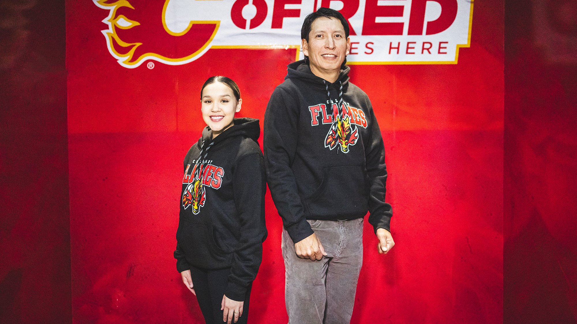 Calgary Flames on X: Our amazing Indigenous Celebration signed