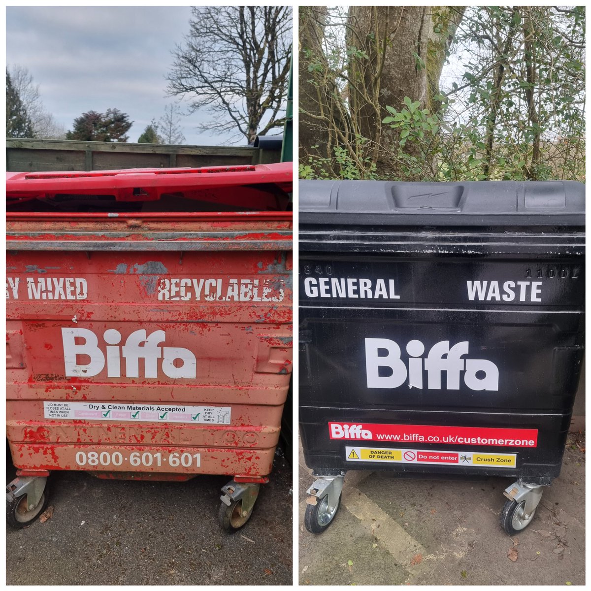 It has "wheelie bin" an emotional journey, but today was the day we had to retire "dusty bin" and his friends and welcome "biff" and his family! #green #wbcc #resortimprovement #itsbinemotional