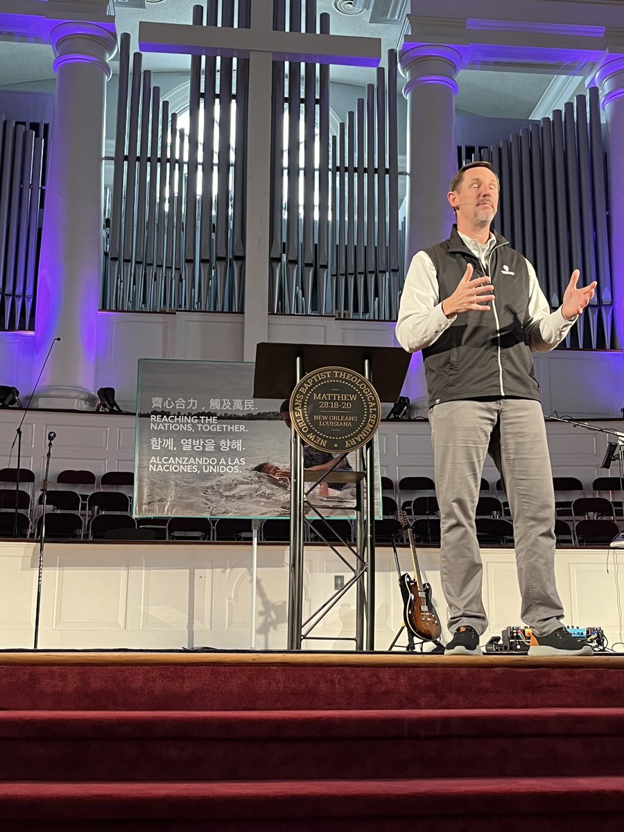 GregMathias's tweet photo. A good week indeed @NOBTS and @LeavellCollege. Praying for more laborers from our students, staff, and faculty to go into the harvest. Thanks @IMB_SBC for partnering with us for our #globalmissionsweek! https://t.co/7vbFAqosuh