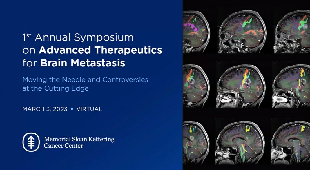 Glad to learn about the latest trends on molecularly-targeted therapies for BrainMets attending to this first virtual Symposium! #braintumors #brainmets
#MSKBrainMetsCME
@MSKCME @MSKCancerCenter @BrainMets_MSK