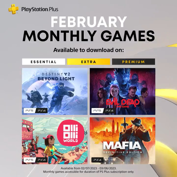 PS Plus February 2023 FREE Games Lineup –