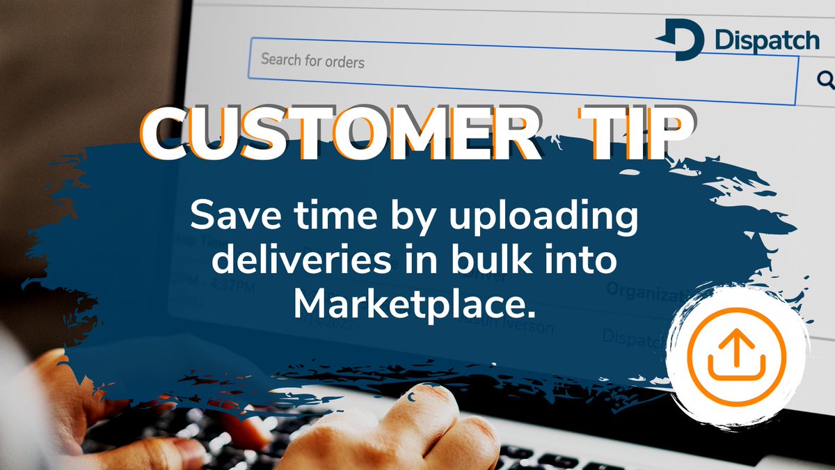DispatchItInc's tweet photo. Within Dispatch Marketplace, you can use our template to upload hundreds of orders in bulk. Save even more time in your day with just a couple of easy steps! Learn more: https://t.co/zVuhg7wEoZ #DispatchIt #ProductTip https://t.co/m9n4z2jjRj