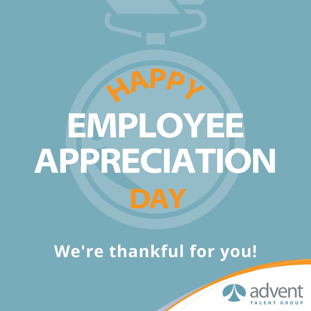 Advent_Talent's tweet photo. This #EmployeeAppreciationDay, we're thankful to all of our employees for their hard work and dedication that makes Advent the great company that it is – Thank you for all you do! https://t.co/yefNfKeKV7
