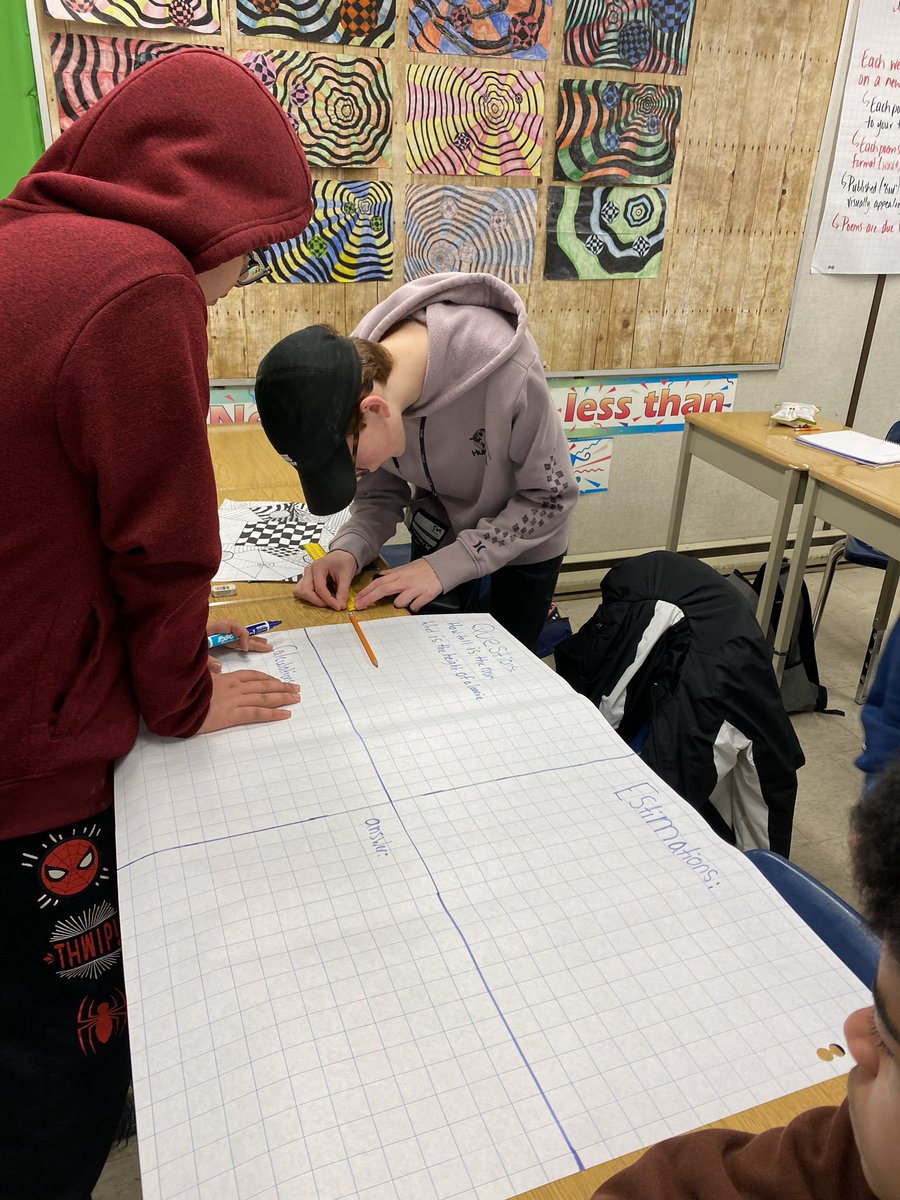 TaraMcFarling1's tweet photo. It’s Fermi Friday @Woodman_Wolves @GEDSB Today’s problem asked if we could fit $1,000,000 worth of loonies in our classroom? #problemsolving #justifyyourthinking https://t.co/pzixG5fWTJ