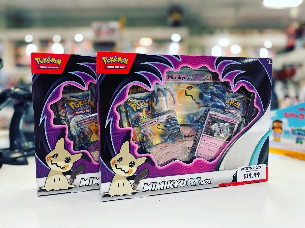 New TCG Friday!

Stop by Unsettled Geeks and pick up the newest Pokémon TCG products. 

Geek Out with Unsettled Geeks.

#pokemontcg #pokemon #unsettledgeeks